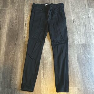 Madewell skinny black jeans size 27 petite